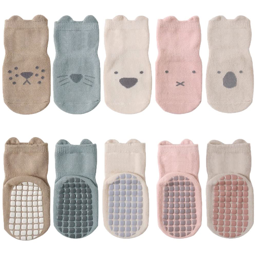 Baby Anti-Slip Socks Animal Print