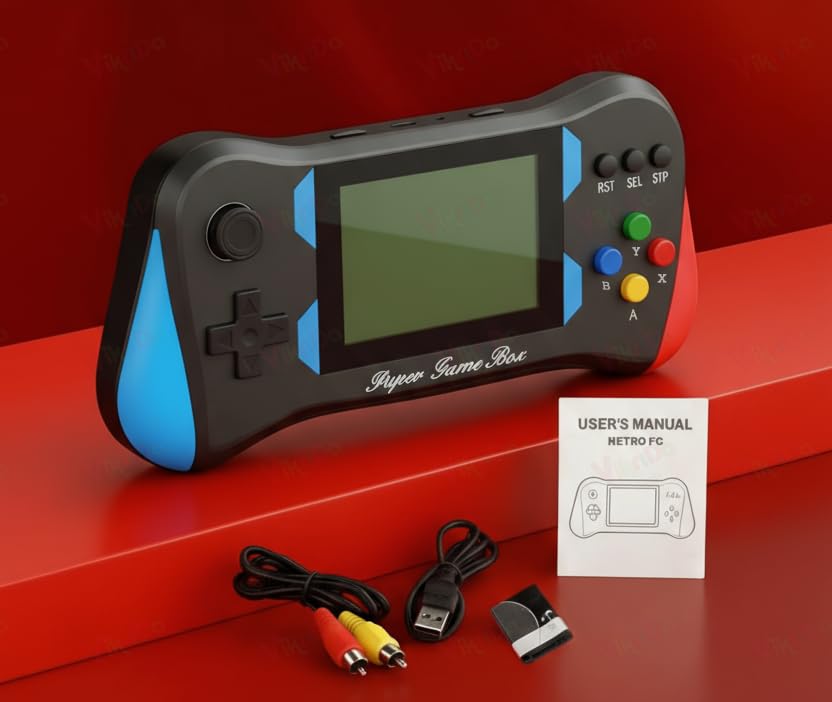 500-in-1 Retro Handheld Gaming Console – 3.5" Screen Portable Video Game Player (Rechargeable, Kids & Adults)