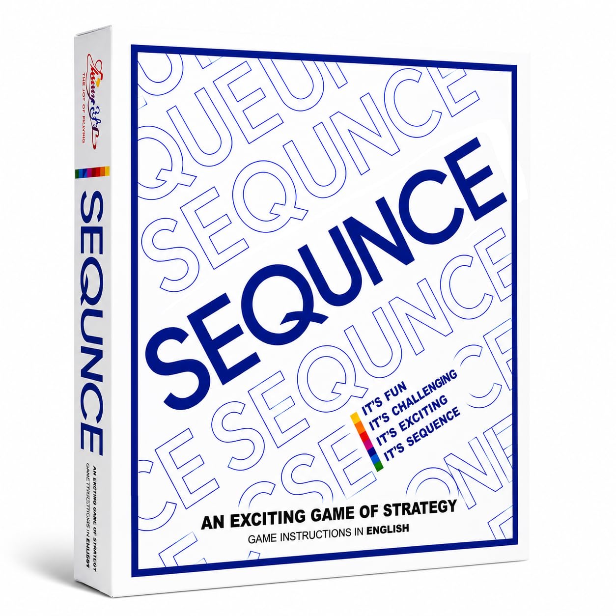 Sequence Strategy Board Game – Family Card & Board Game for 2–12 Players (Educational, Ages 7+)